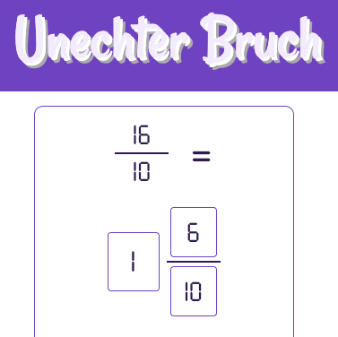 Unechter Bruch